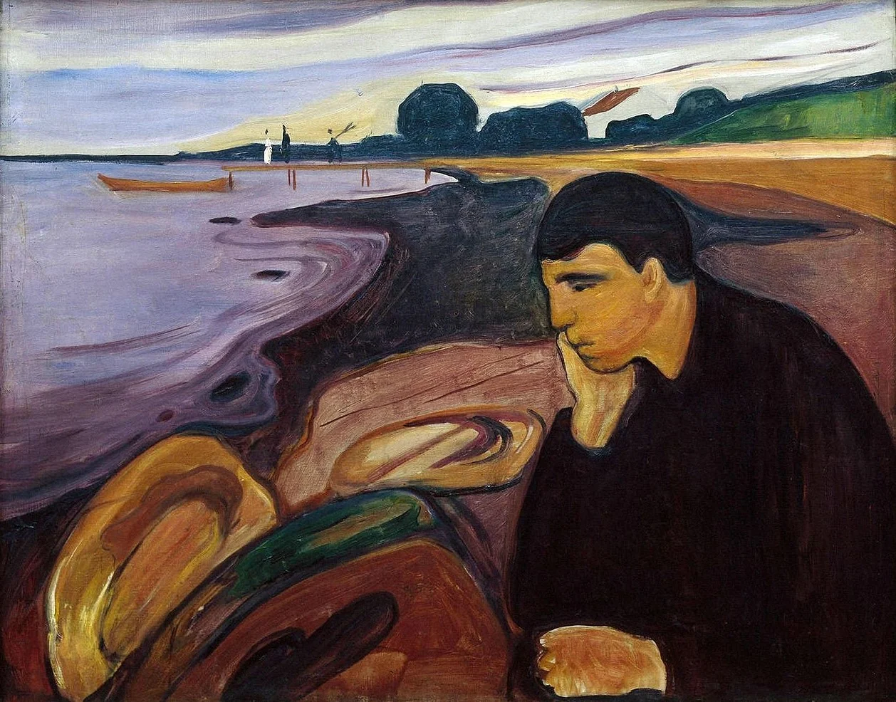 Melancholy - Edvard Munch (1894-1896)